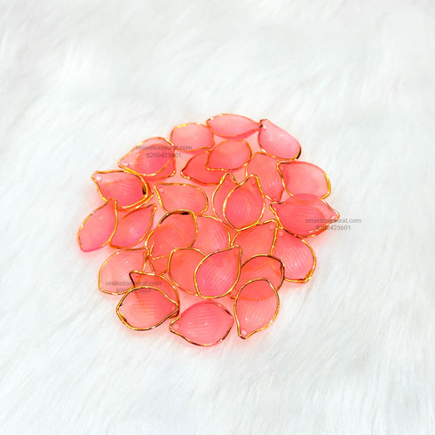 Red Flower Petal Gold